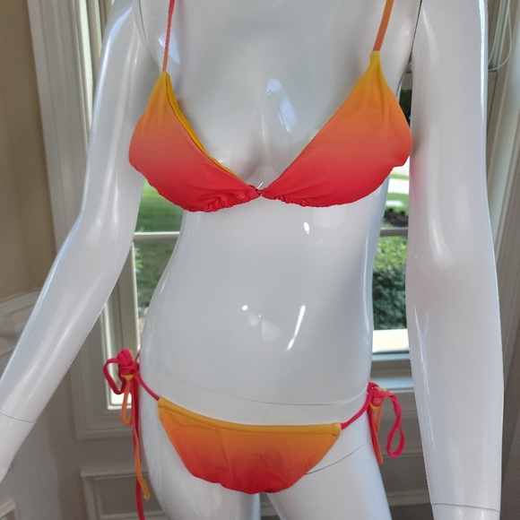 URBAN LOOK SUNRISE OMBRE BIKINI & COVERUP - Picture 6 of 11